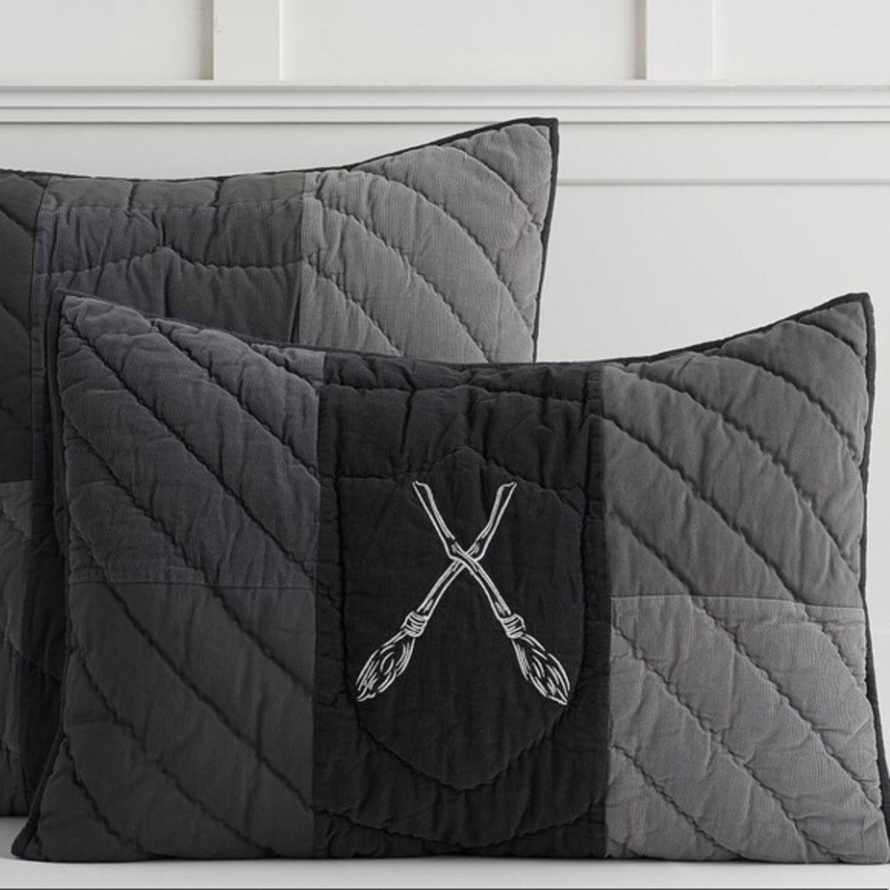 Pottery Barn Teen Kids Harry‎ Potter Quidditch Standard Pillow Sham Halloween